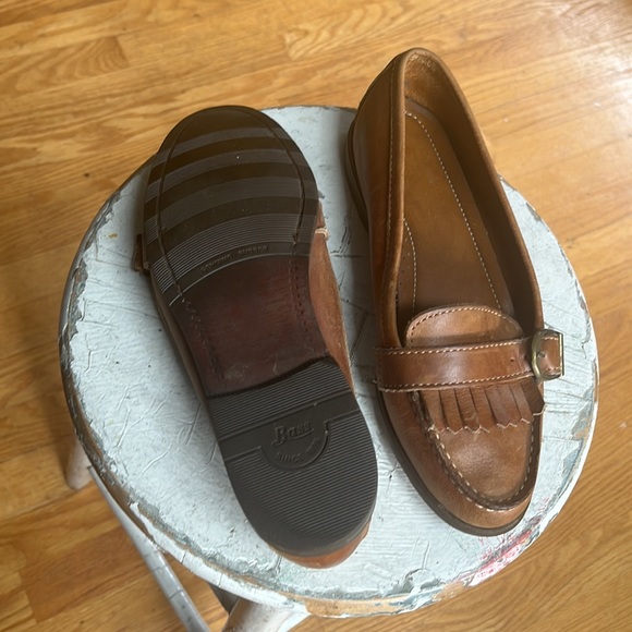 Vintage Genuine Leather Cognac Loafers - Picture 3 of 4